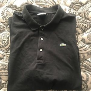 Black Lacoste button up
